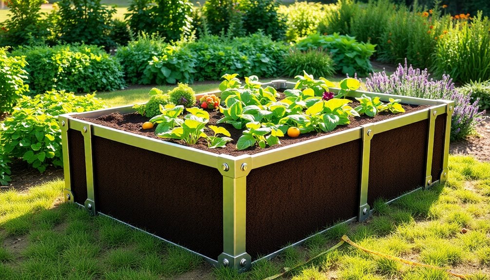 customizable garden bed system