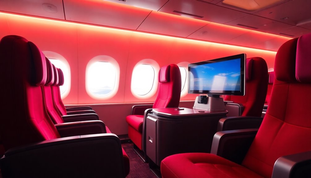 luxurious air travel experience