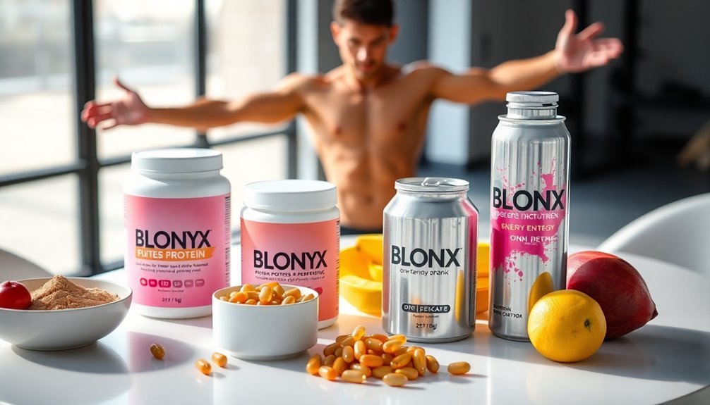 variety of sports supplements